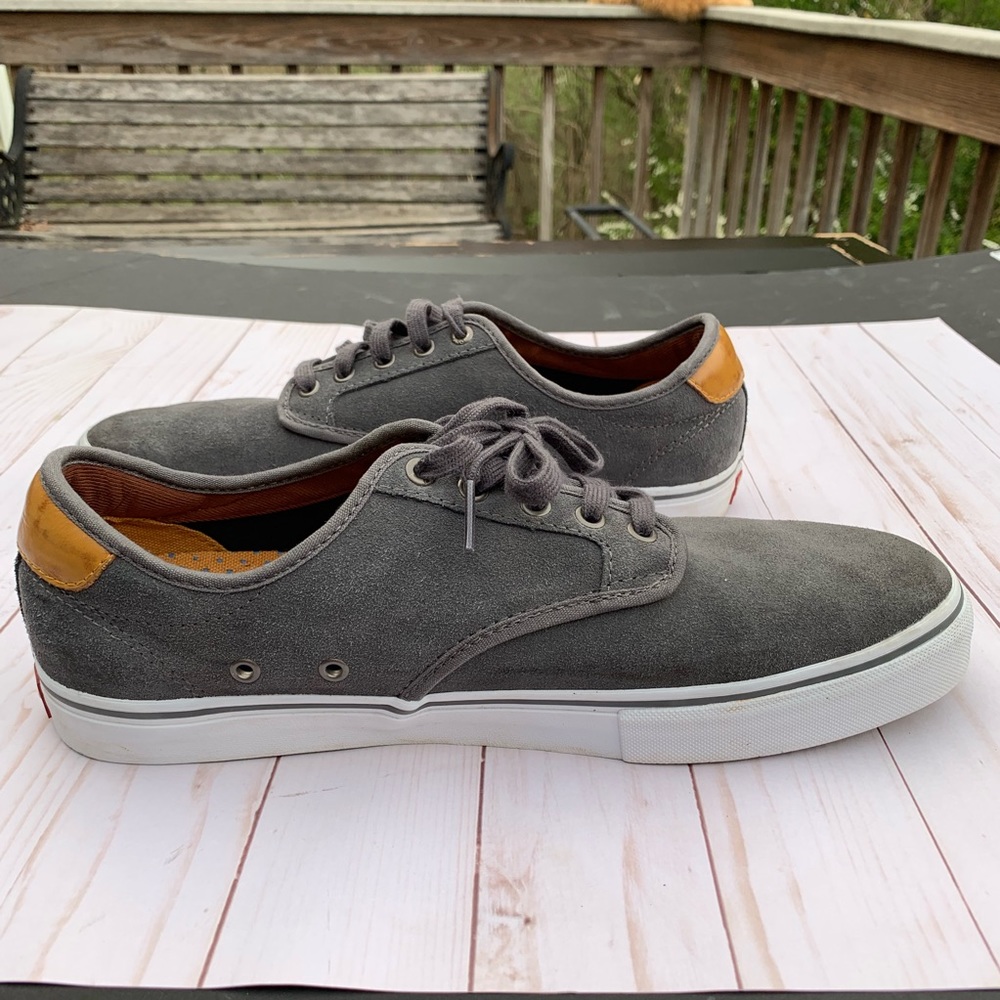 Vans Chima Ferguson Pro Gray Suede Mens Shoe